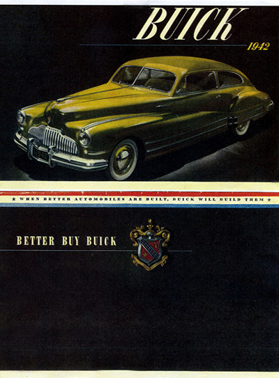 1942 Buick foldout brochure